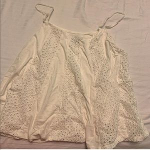 White tank top